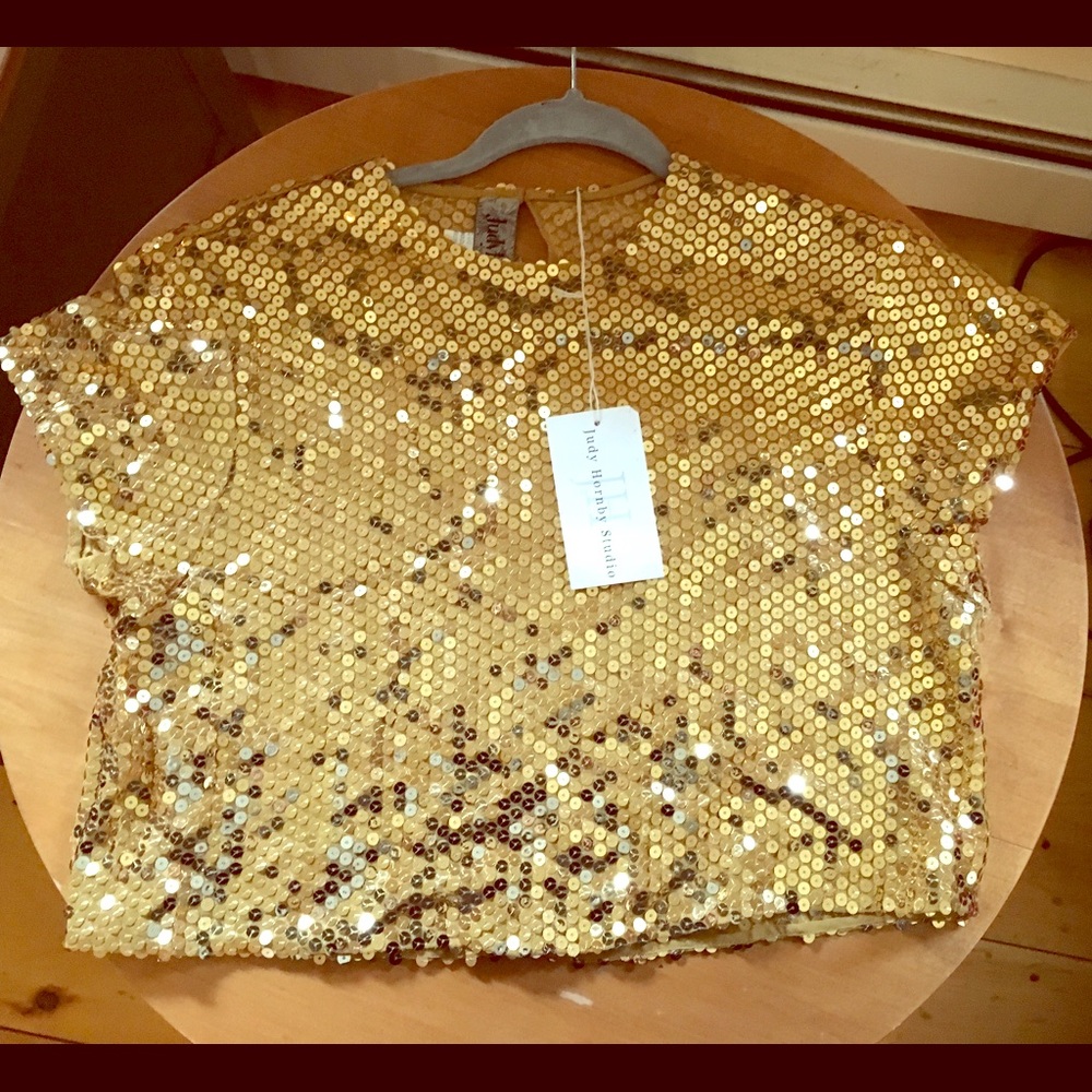 Judy Hornby Sequins Top